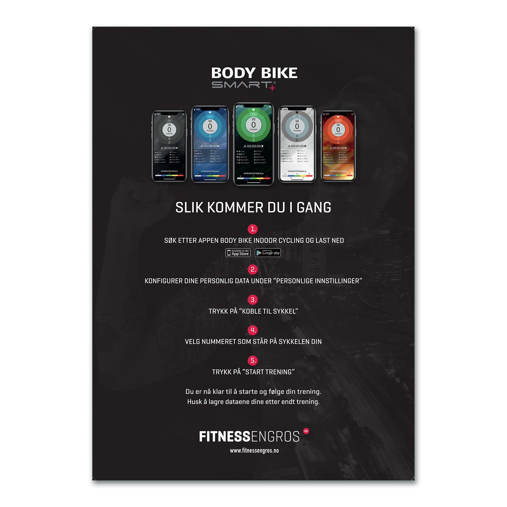 Body Bike Smart+ Plakat (A1) - Norsk