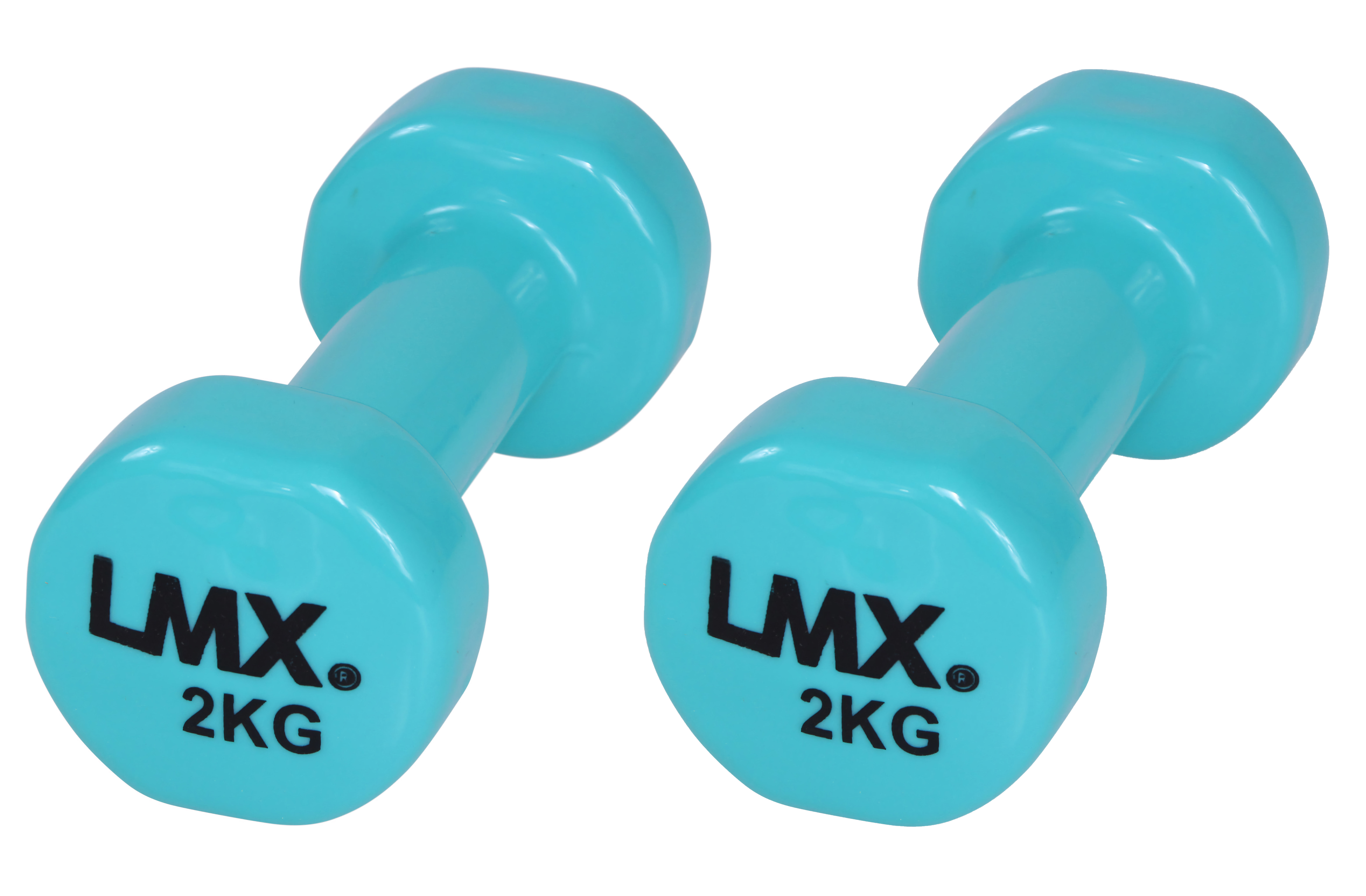 LMX. Vinyl Håndvægtsæt 2 kg Light blue
