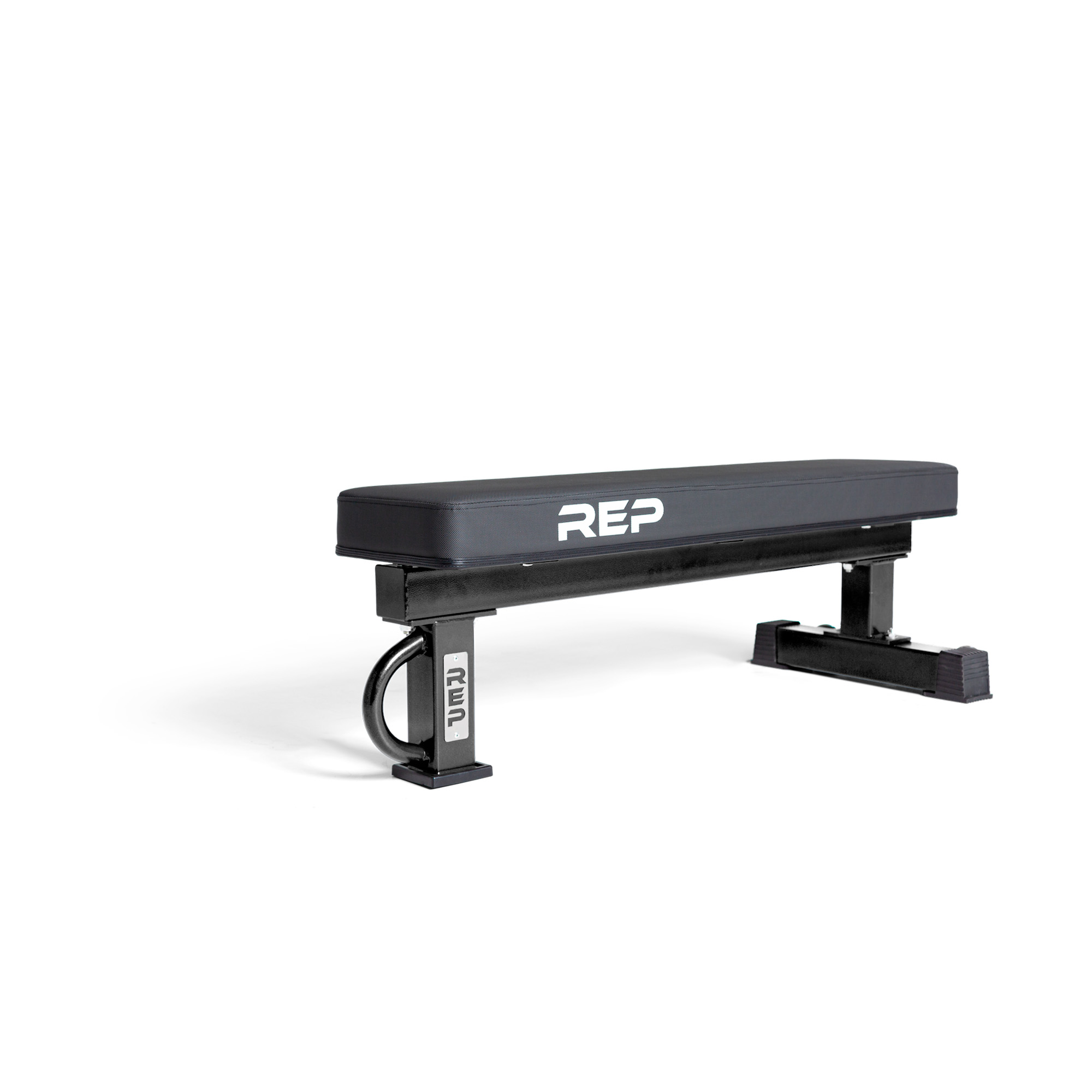 REP Fitness FB-5002 Flat Benk, Narrow Pad - Metallic Svart