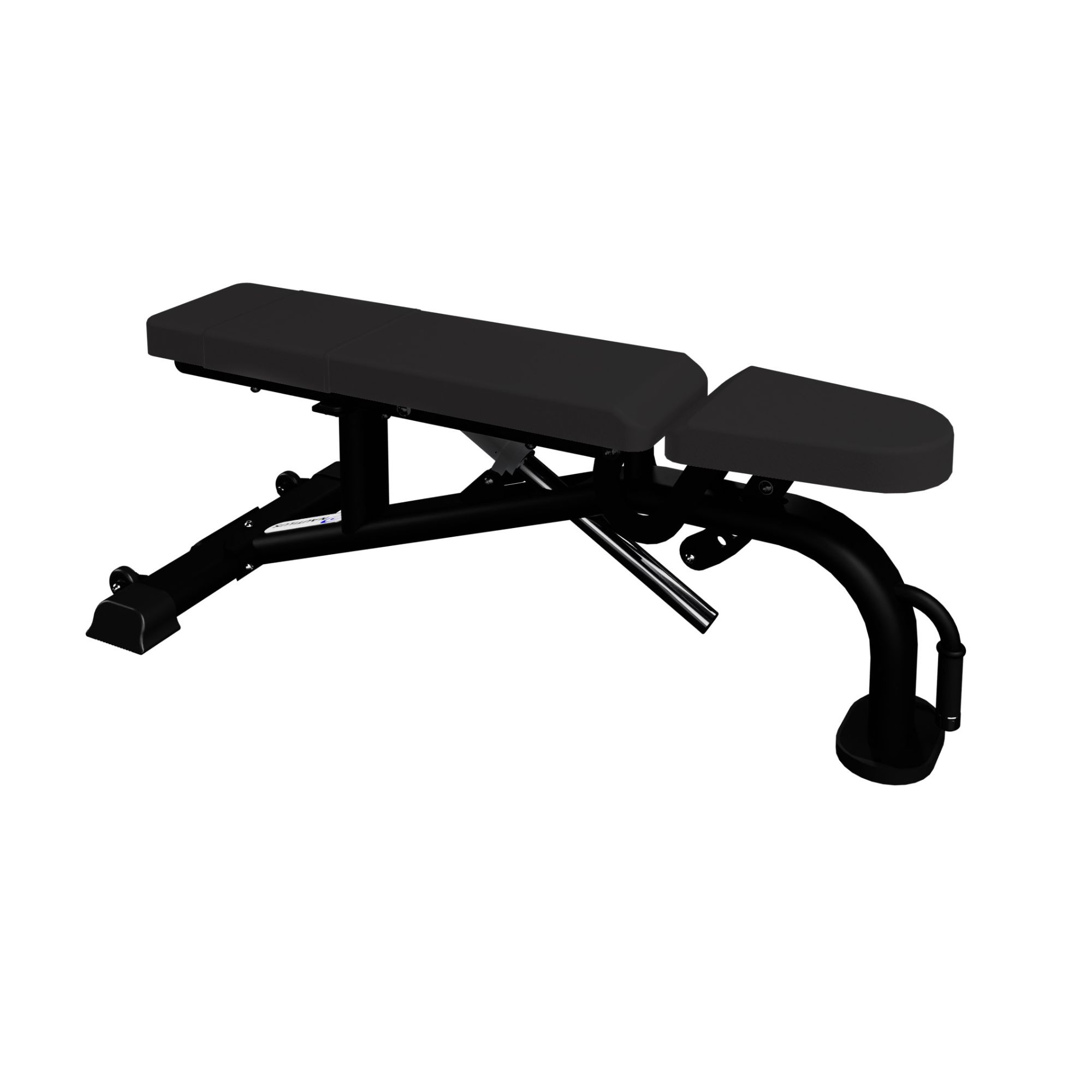 Nautilus Instinct Justerbar Træningsbænk 135x69x46 cm med transporthjul til styrketræning og circuits