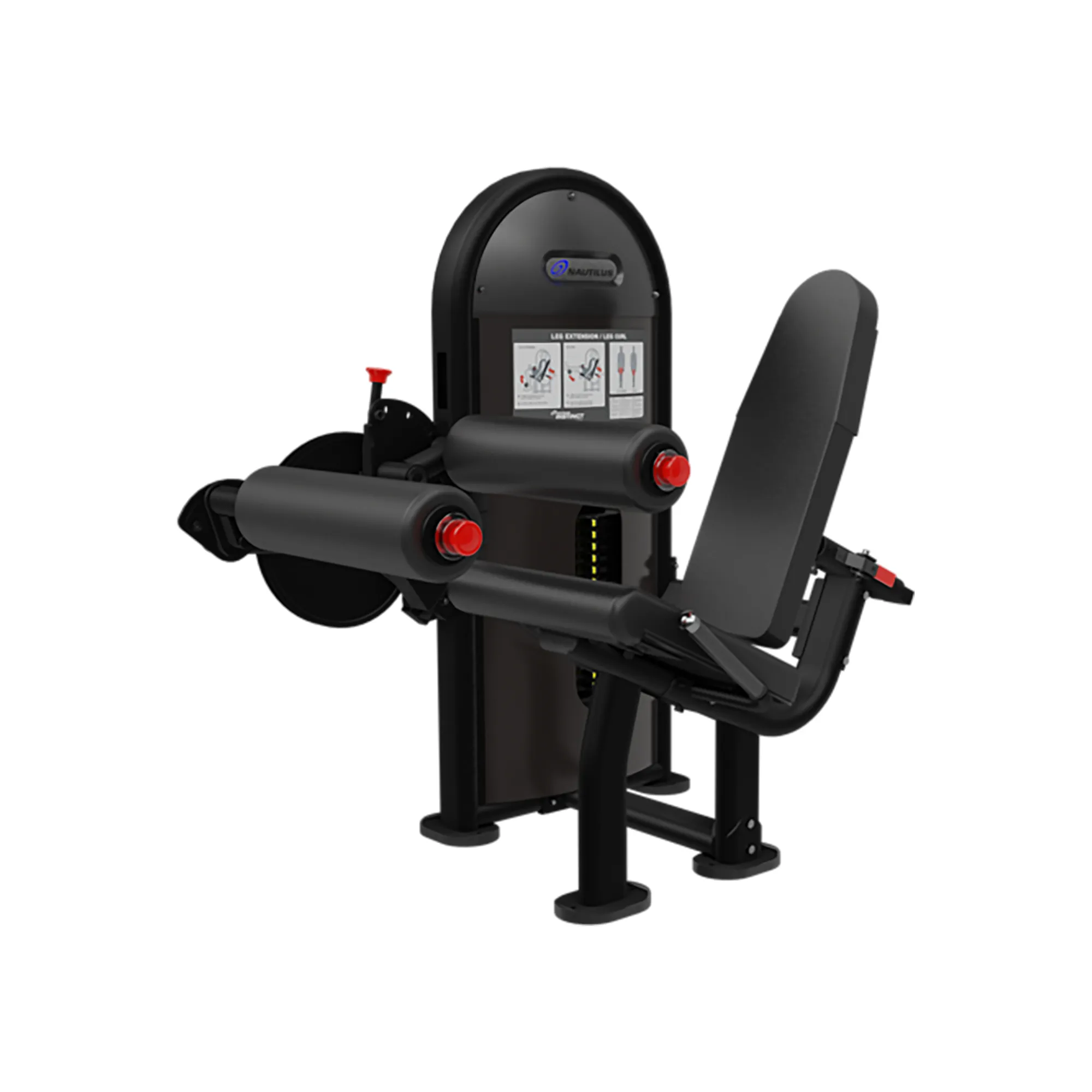 Brug Nautilus Instinct Leg Extension/Leg Curl Sort til en forbedret oplevelse