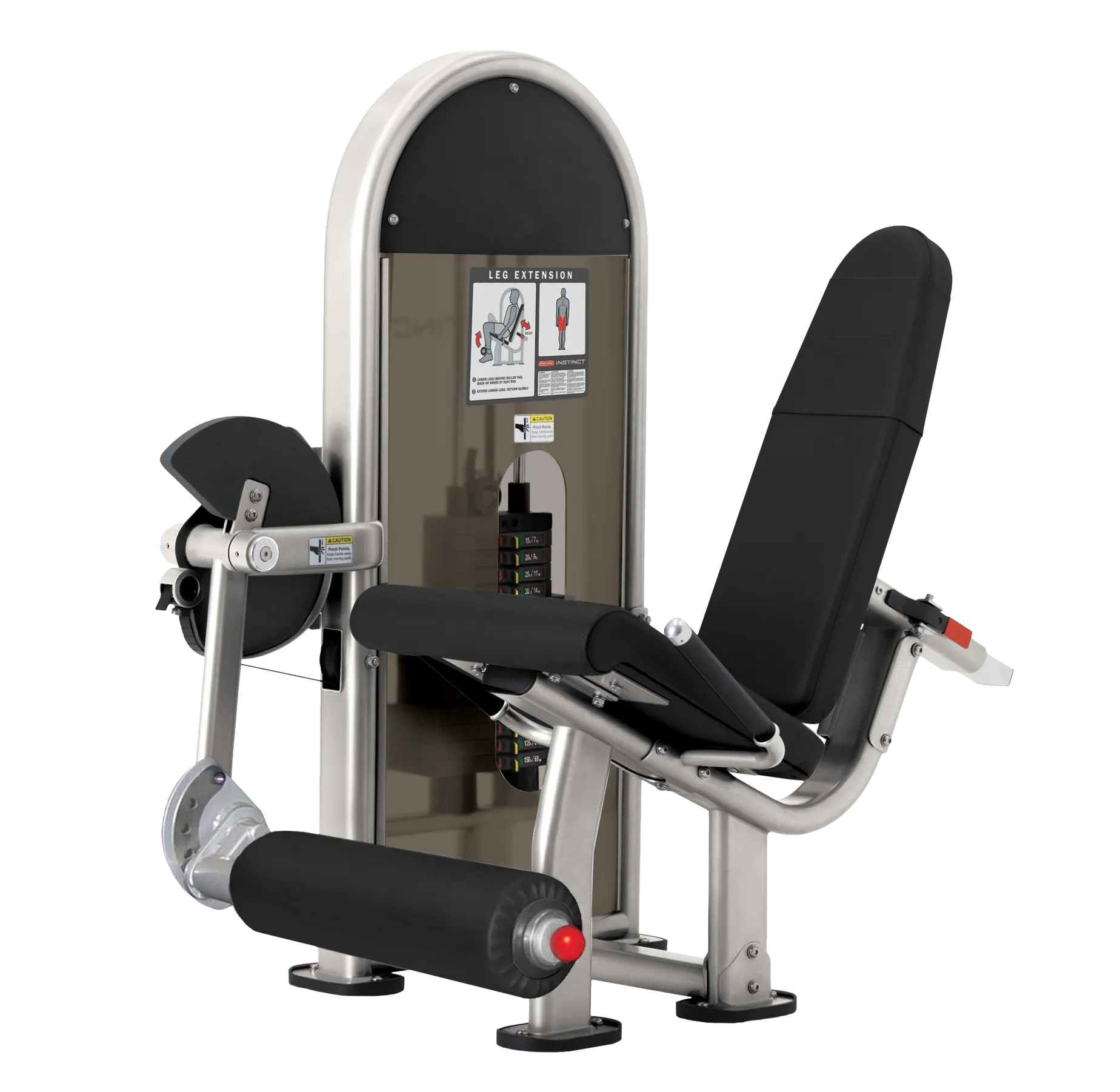 Nautilus Instinct Leg Extension Sølv