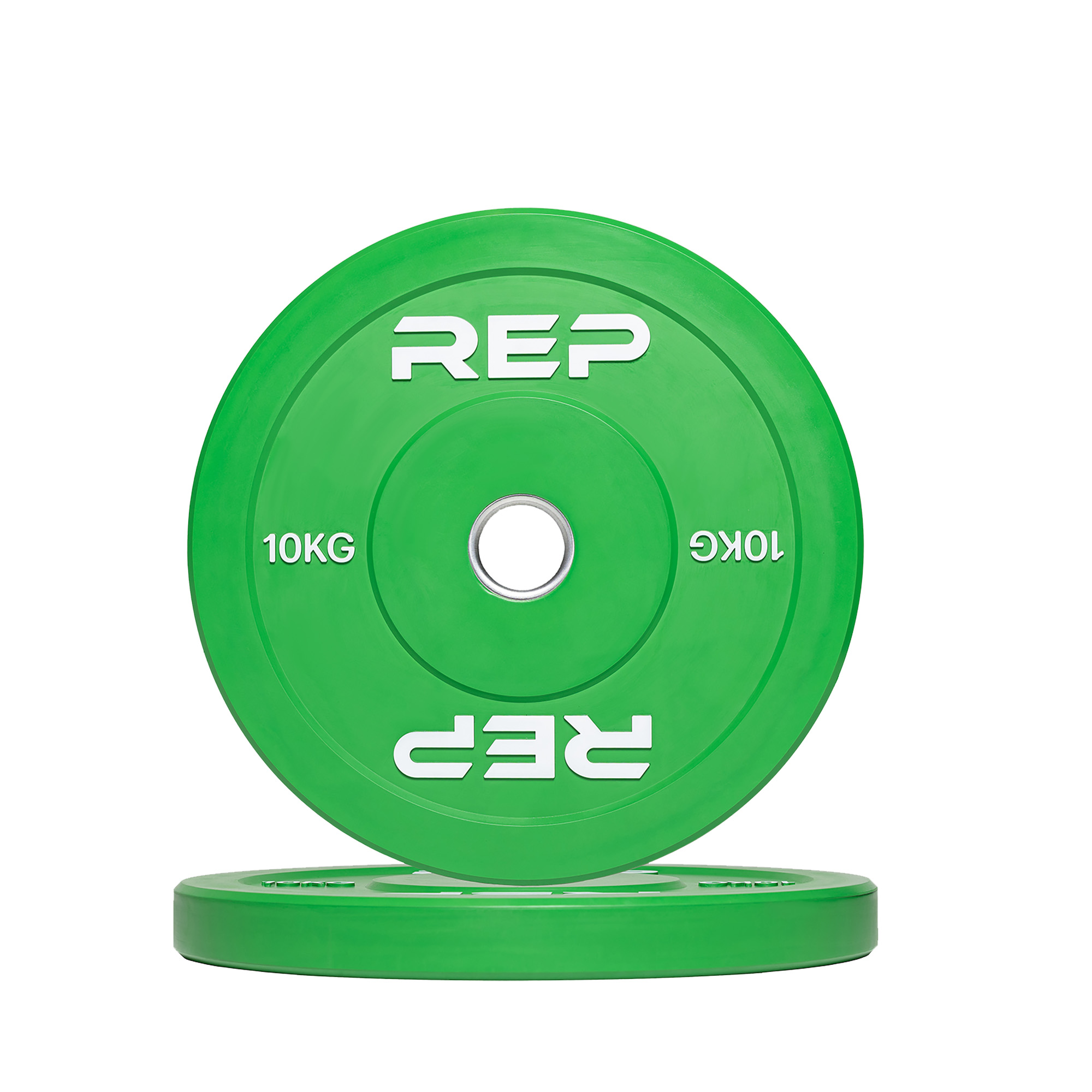REP Fitness Bumper Plate 10 kg - Grønn
