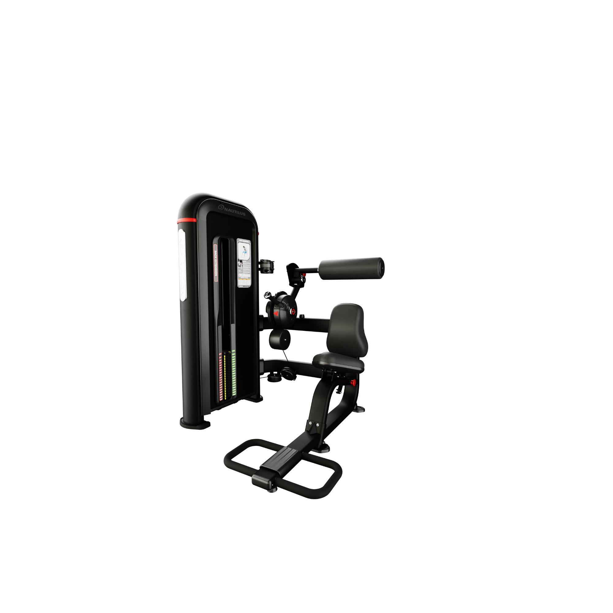 Nautilus Inspiration Back Extension rygmaskine sort 91 kg vægtmagasin Nautilus Inspiration Back Extension rygmaskine sort 91 kg vægtmagasin