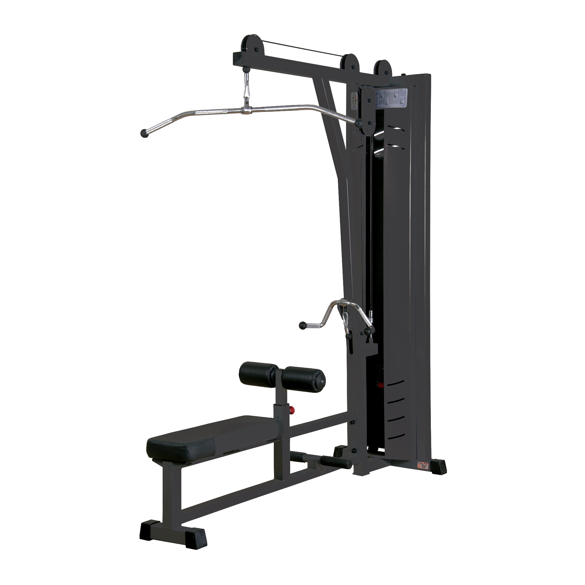 Inter Atletika Lat-Row Machine 2-i-1 lat pulldown og row 105 kg vægtmagasin