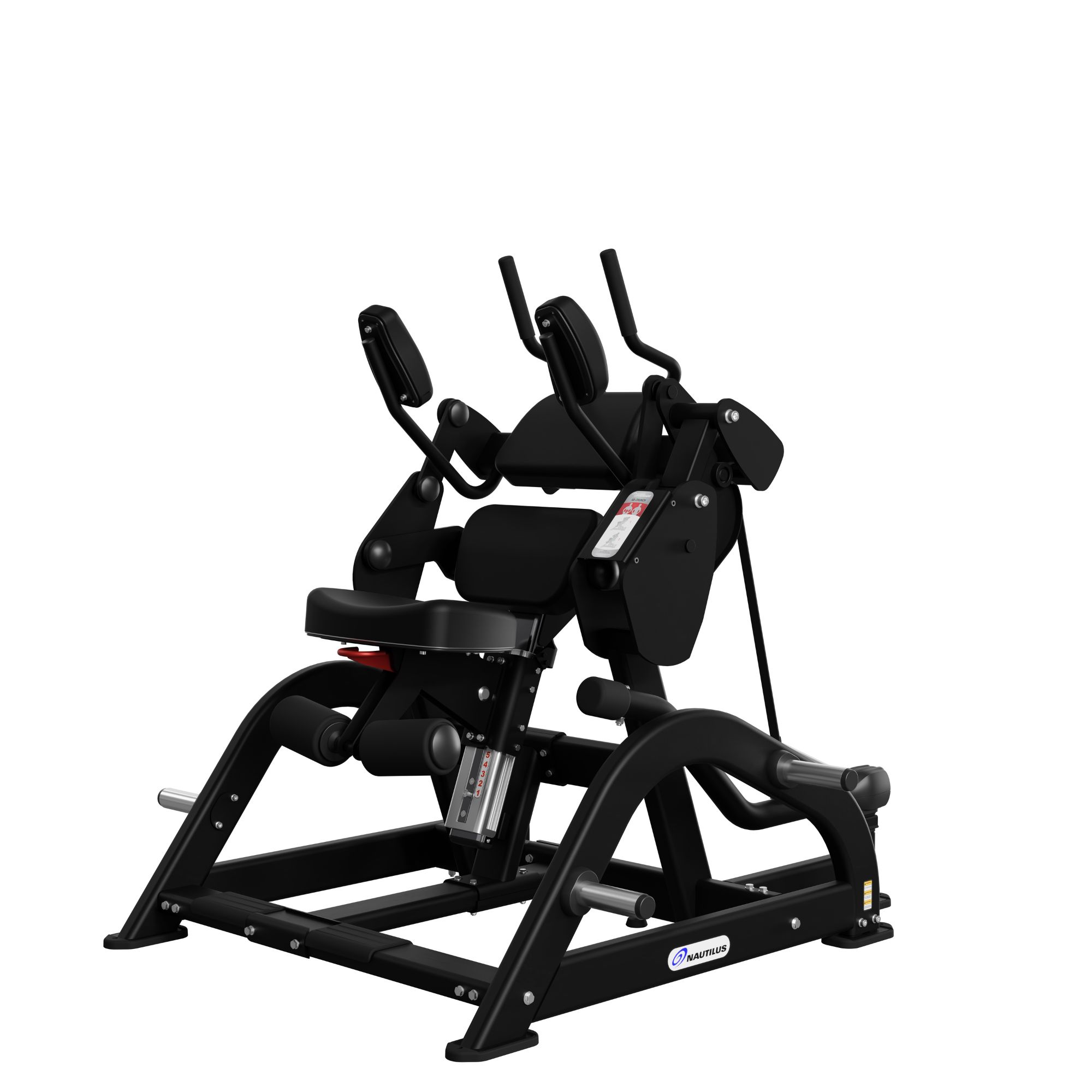 Nautilus Leverage Abdominal Crunch mavemaskine med leverage-modstand og gasassisteret sæde, sort Nautilus Leverage Abdominal Crunch mavemaskine med leverage-modstand og gasassisteret sæde, sort