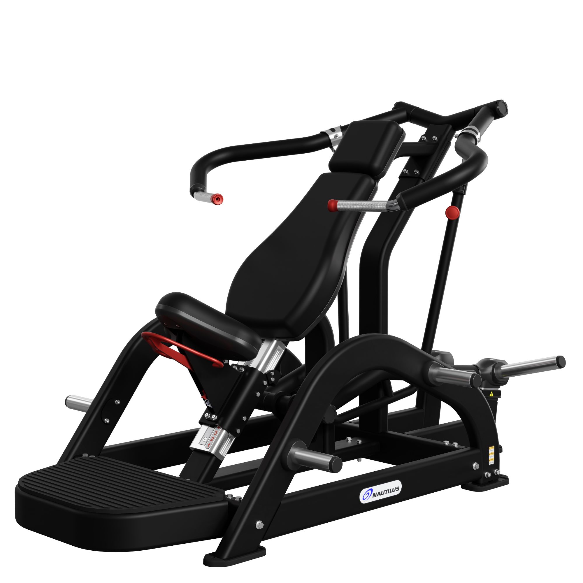Nautilus Leverage Incline Press brystmaskine sort 193x130x130 cm Nautilus Leverage Incline Press brystmaskine sort 193x130x130 cm