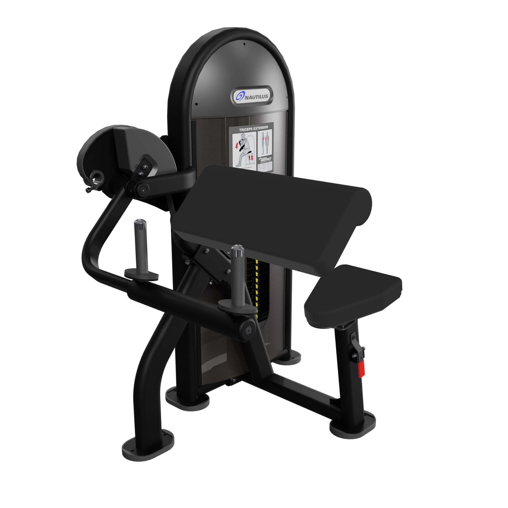 Nautilus Instinct Triceps Extension tricepsmaskine 86 kg vægtmagasin til styrketræning Nautilus Instinct Triceps Extension tricepsmaskine 86 kg vægtmagasin til styrketræning