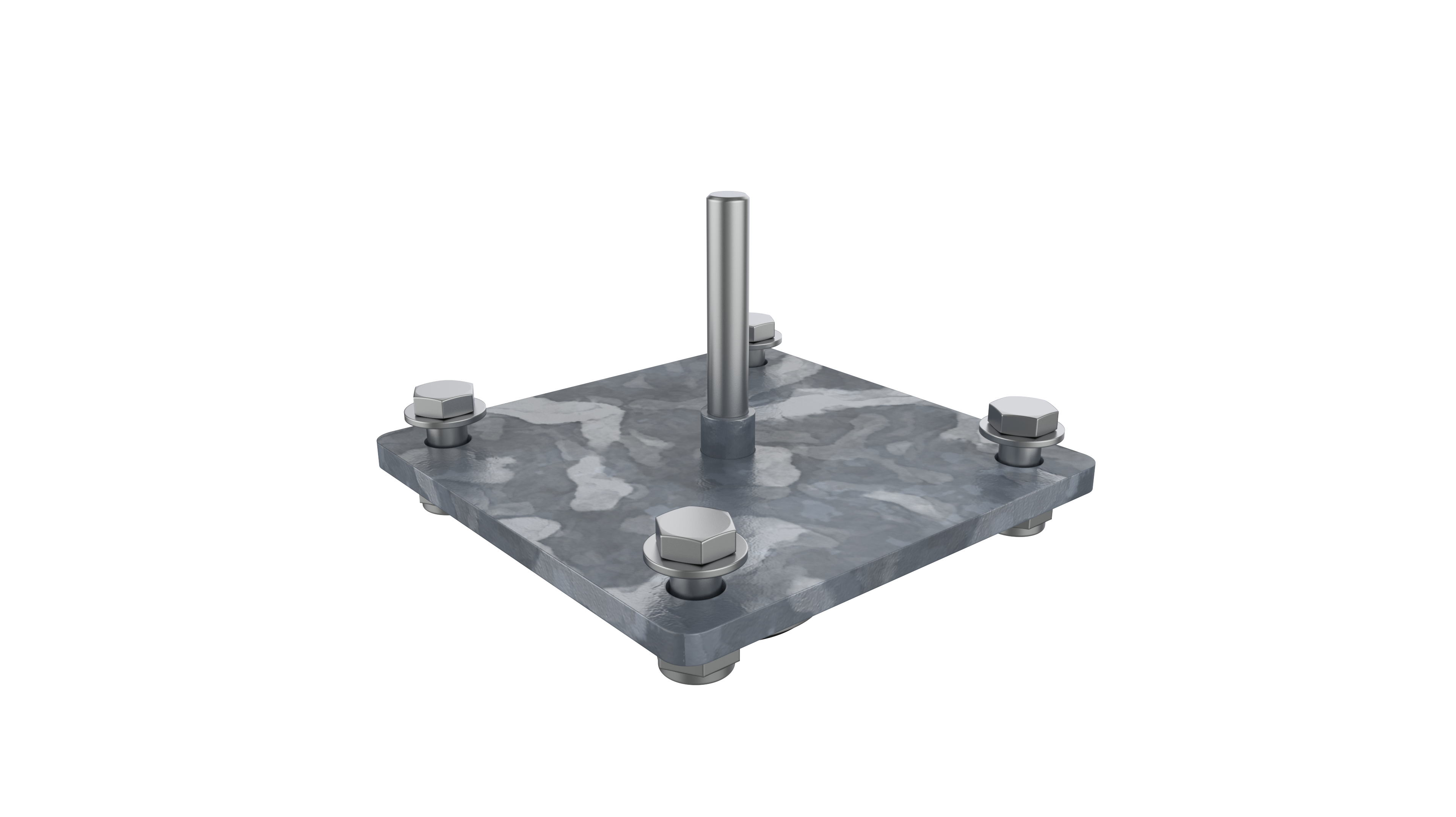 Crossmaxx Outdoor Leveling Foot galvaniseret justerfod 2 kg Crossmaxx Outdoor Leveling Foot galvaniseret justerfod 2 kg
