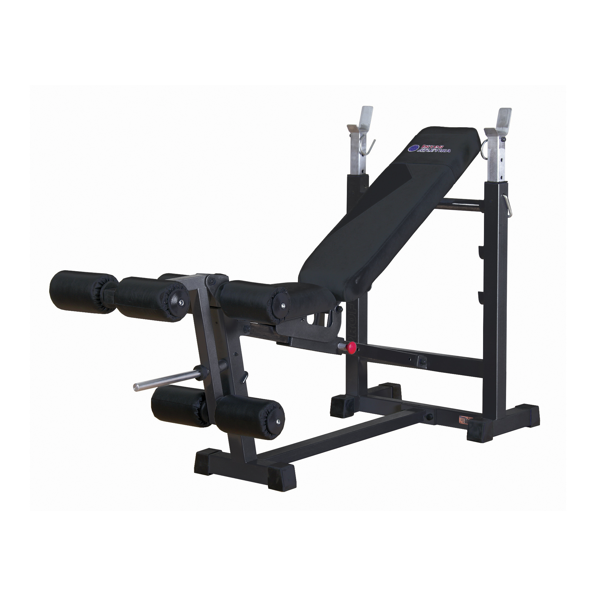 Inter Atletika Universal Bænk m. Ekstra Udstyr sort 182 x 67 x 98 cm 250 kg