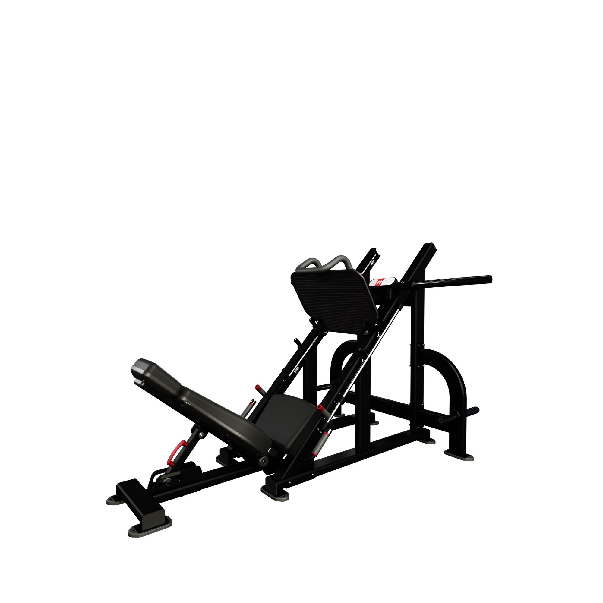 Nautilus Leverage Angled Leg Press plate loaded benpres 45° med justerbart ryglæn og integreret olympisk vægtskiveopbevaring Nautilus Leverage Angled Leg Press plate loaded benpres 45° med justerbart ryglæn og integreret olympisk vægtskiveopbevaring
