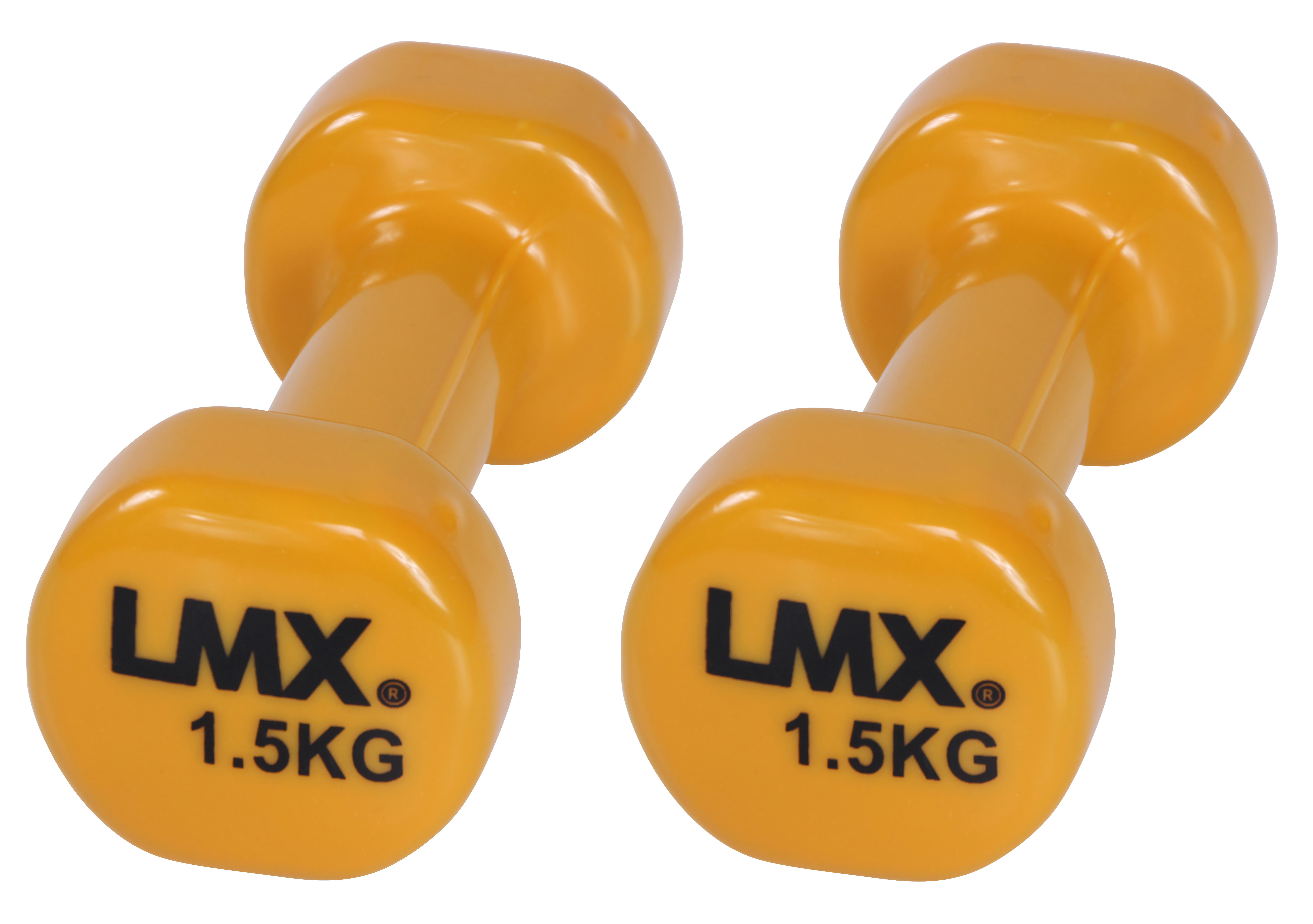LMX. Vinyl Håndvægtsæt 1,5 kg Orange thumbnail