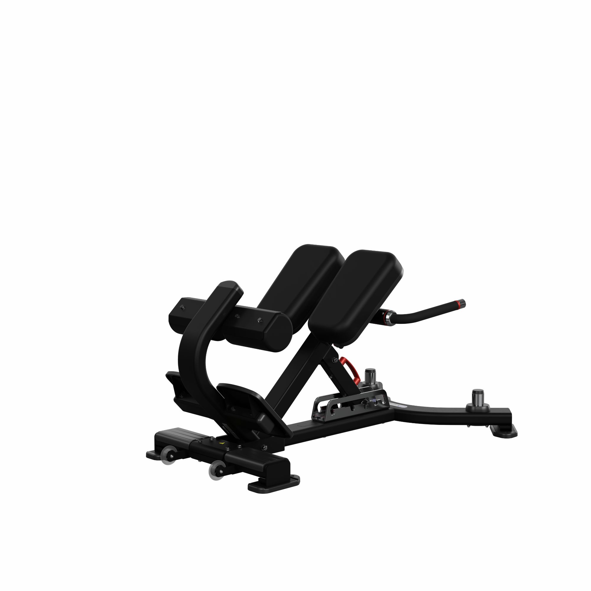 Naut. Insp. 45 Back Extension rygbænk sort 135×86×79 cm