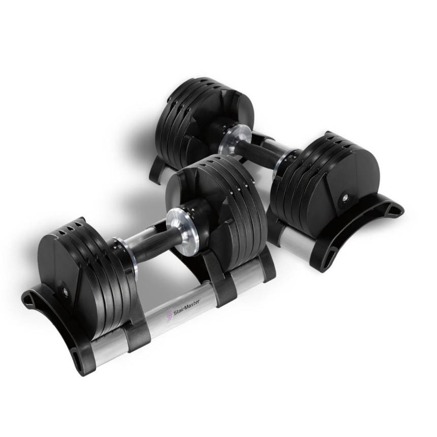 Se StairMaster Twist Lock Dumbbell 2-22 kg hos Fitness Engros