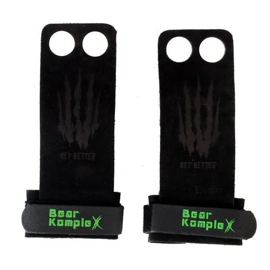 Bear KompleX Læder Grips Sort - 2 Hole str. S Bear KompleX Læder Grips Sort - 2 Hole str. S