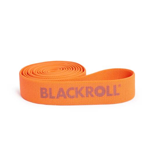 Du får også en Blackroll elastik i neck boxen