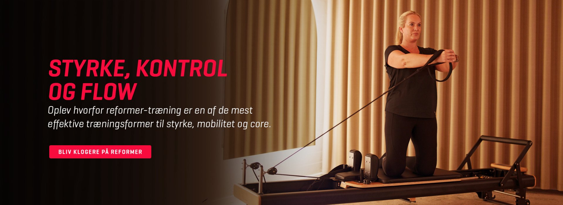 Reformer pilates-maskiner hos Fitness Engros