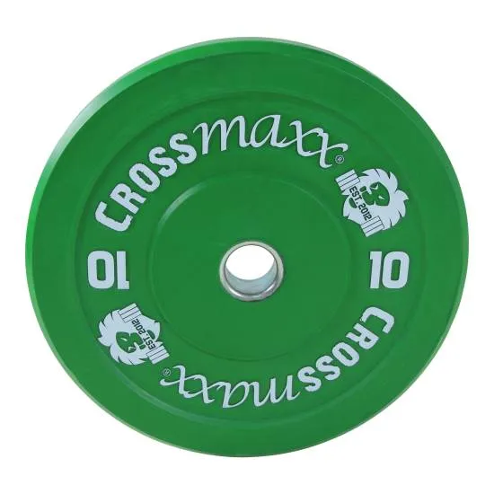 Crossmaxx Bumper Plate 10 kg Grøn fra Crossmaxx Crossmaxx Bumper Plate 10 kg Grøn fra Crossmaxx