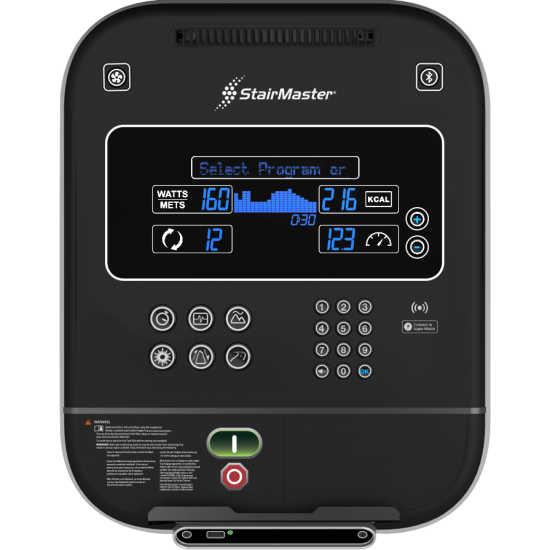 StairMaster 8 Series FreeClimber LCD Display Stepmaskine fra StairMaster
