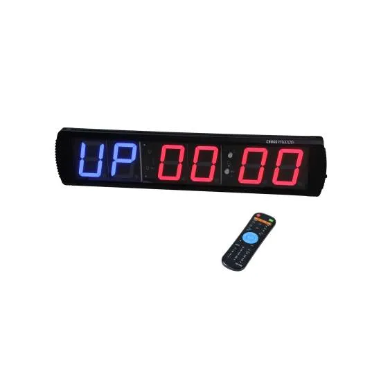 Crossmaxx Interval Timer 6-Cifret Crossmaxx timer - LMX1283 - med fjernbetjening