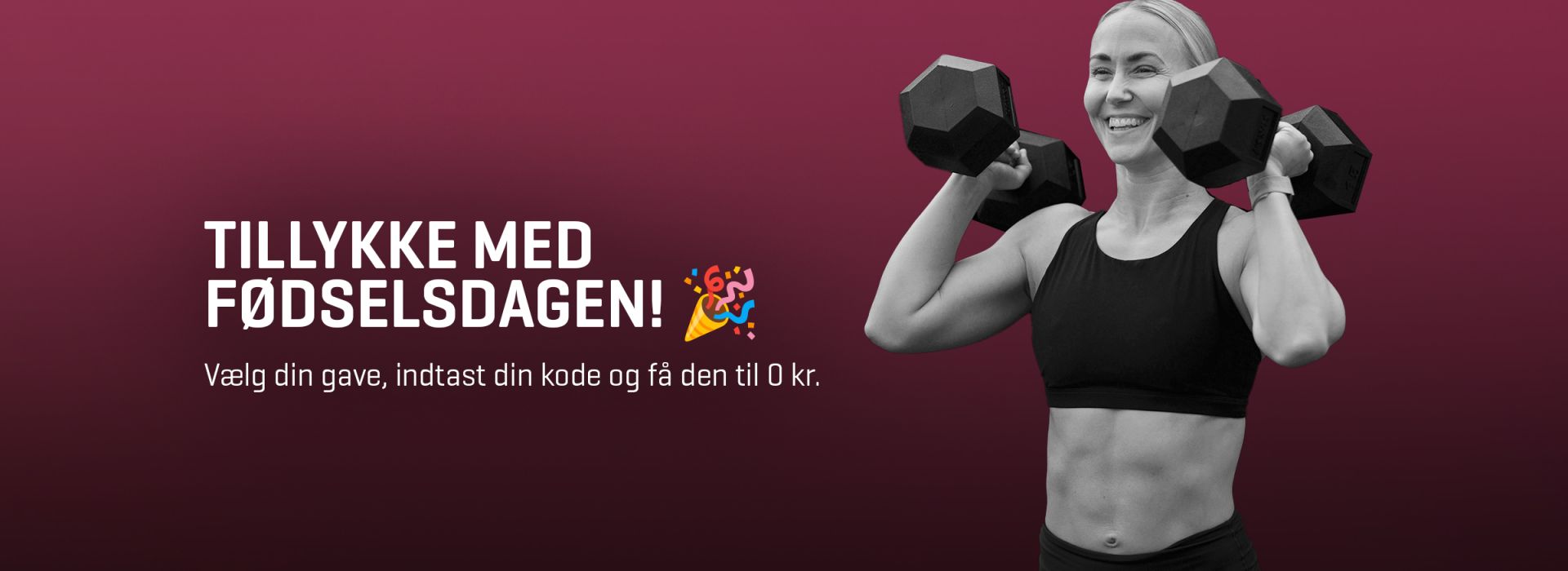 Få en gratis fødselsdagsgave på din dag