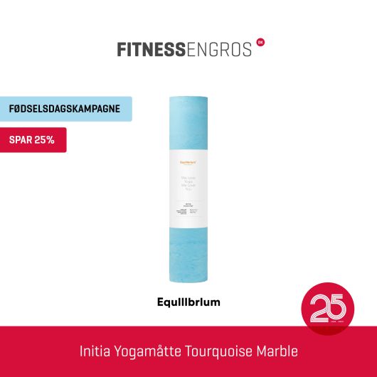 25 år med fitnessudstyr! Spar 25% på Equilibrium yogaudstyr