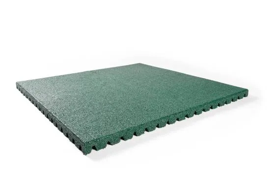 Granuflex Crossfit Gummiflise 1000 x 1000 x 43 mm Green Granuflex Crossfit Gummiflise 1000 x 1000 x 43 mm Green