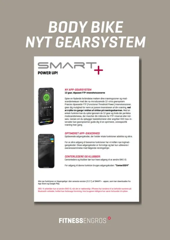 Guide til Body Bike nyt gearsystem