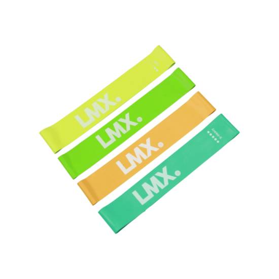  LMX. Kort Træningselastik | Level 1-4 (10 Stk.)
