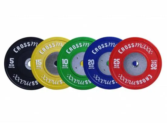 Crossmaxx Competition Bumper Plate 5 kg Black fra Crossmaxx Crossmaxx Competition Bumper Plate 5 kg Black fra Crossmaxx