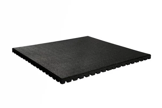Granuflex Crossfit HD Gummiflise 1000 x 1000 x 43 mm Black Granuflex Crossfit HD Gummiflise 1000 x 1000 x 43 mm Black