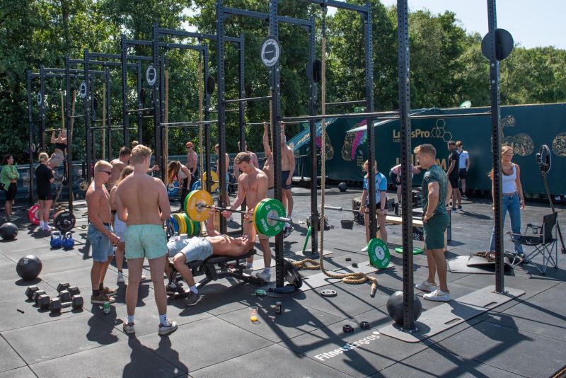 Danmarks smukkeste udendørs gym på Smukfest 