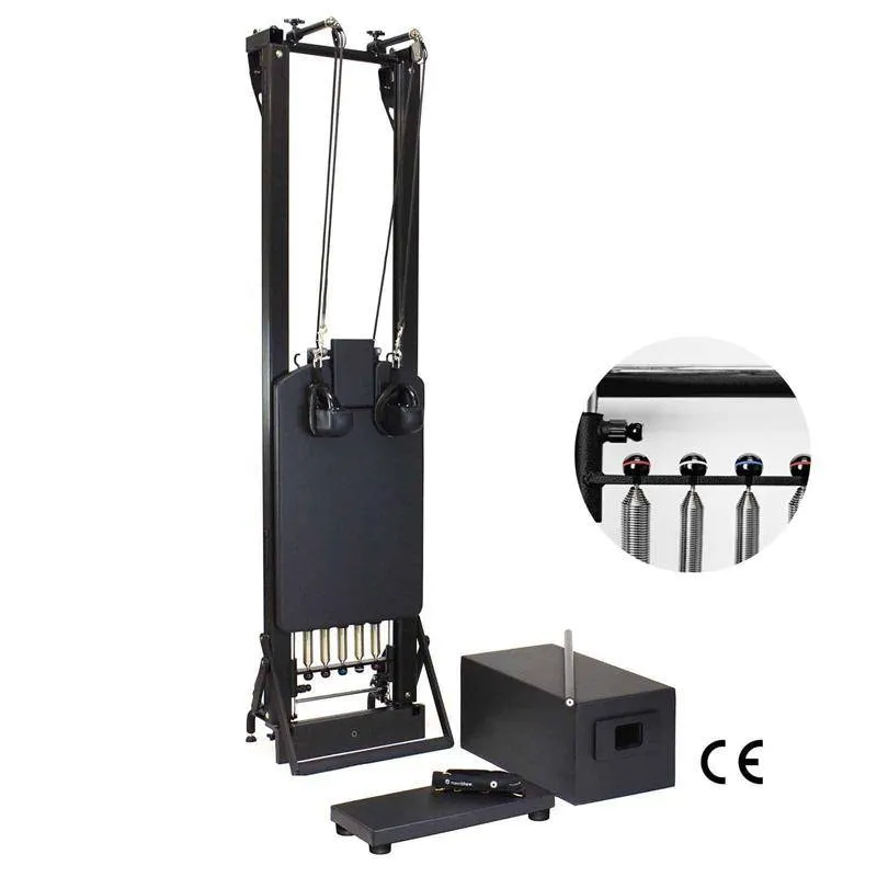 Merrithew SPX Max Reformer Vertical Stand, Tall Box And High Precision Gearbar Bundle