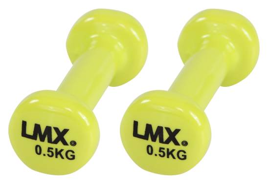 LMX. Vinyl Håndvægtsæt 0,5 kg Yellow