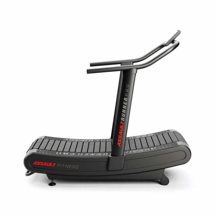 Assault Fitness AirRunner Pro løbebånd uden motor til løb og konditionstræning i hjemmegym eller fitnesscenter.