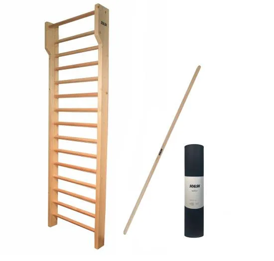 SQ&SN Træribbe Natur m. Måtte og Stick SQ&SN Træribbe Natur m. Måtte og Stick